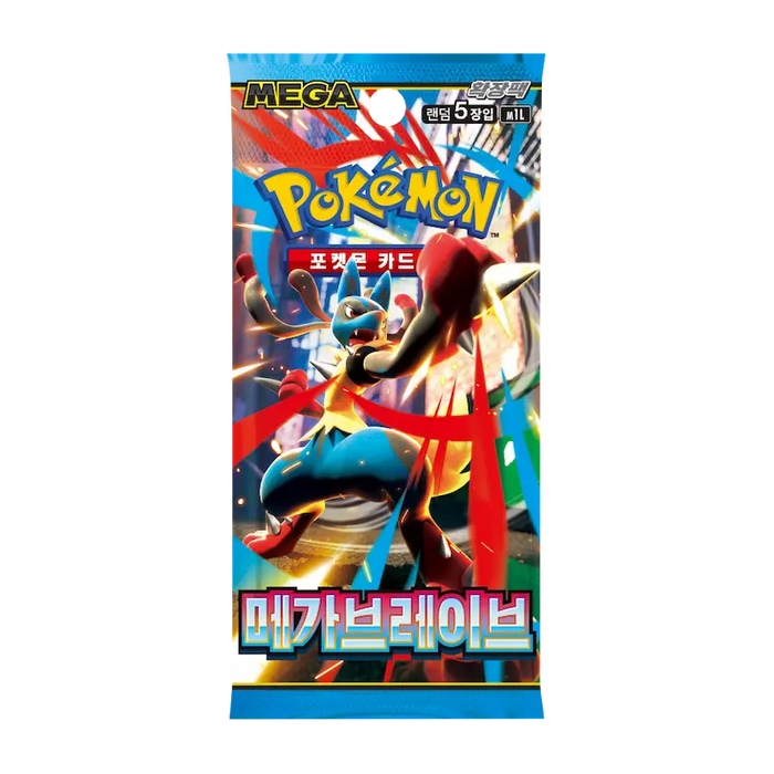 Pokemon Korean Booster Pack Mega Brave